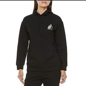 Juicy By Juicy Couture French Terry Hoodie Sweatshirt Regal Blk XXL 18-20 NWT SO